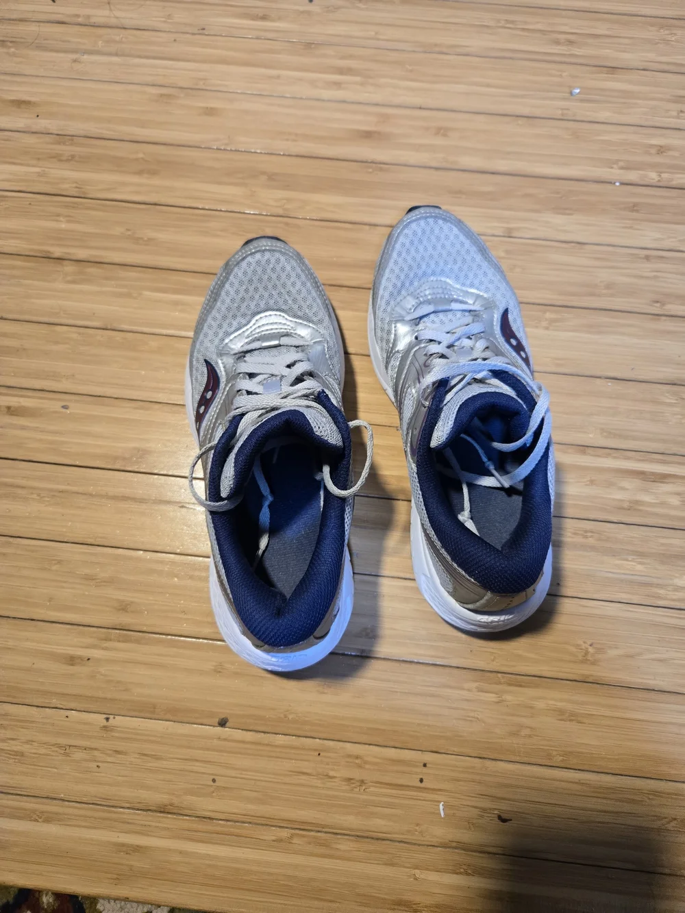 Saucony Men's Gray/Blue Running Sneakers